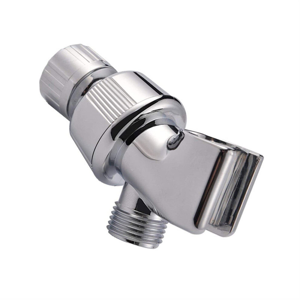 Shower Head Holder Adjustable Metal Mount For Handheld Showerheads, Polished Chrome Wall Bracket 9044945345551