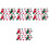 20Paires Coton Courtes Motifs Colorés 5
