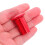 2Pièces Protecteur Bouton Main Auto Aluminium Rouge Drift 4