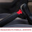 2Pièces Protecteur Bouton Main Auto Aluminium Rouge Drift 8