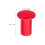 2Pièces Protecteur Bouton Main Auto Aluminium Rouge Drift 2