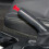 2Pièces Protecteur Bouton Main Auto Aluminium Rouge Drift 5