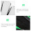 1Paire De Football Vert, Latex Confortable Durable 5