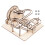 Ensemble 3D En Bois Jouet Puzzle Piste À Billes 6