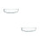 2Pcs Oval Dish Microwave Baking Pan Serving Plate 4