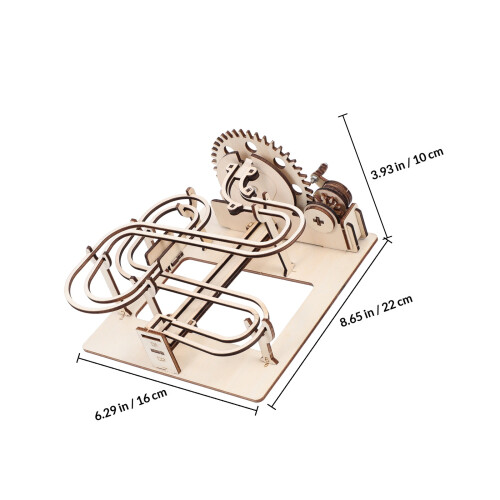 Ensemble 3D En Bois Jouet Puzzle Piste À Billes 1