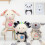 Doudou Éléphant En Peluche Avec Clochette Pour Bébé Lit Noir 11