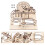 Ensemble 3D En Bois Jouet Puzzle Piste À Billes 7