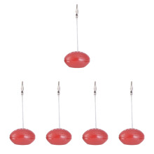 5Pièces Pinces Photo Rouge Matériau Résine Métal Sport Original