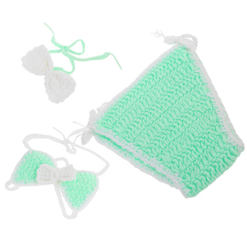 4Ensembles Maillot De Bain Bébé En Coton Crochet 2