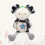 Doudou Éléphant En Peluche Avec Clochette Pour Bébé Lit Noir 8