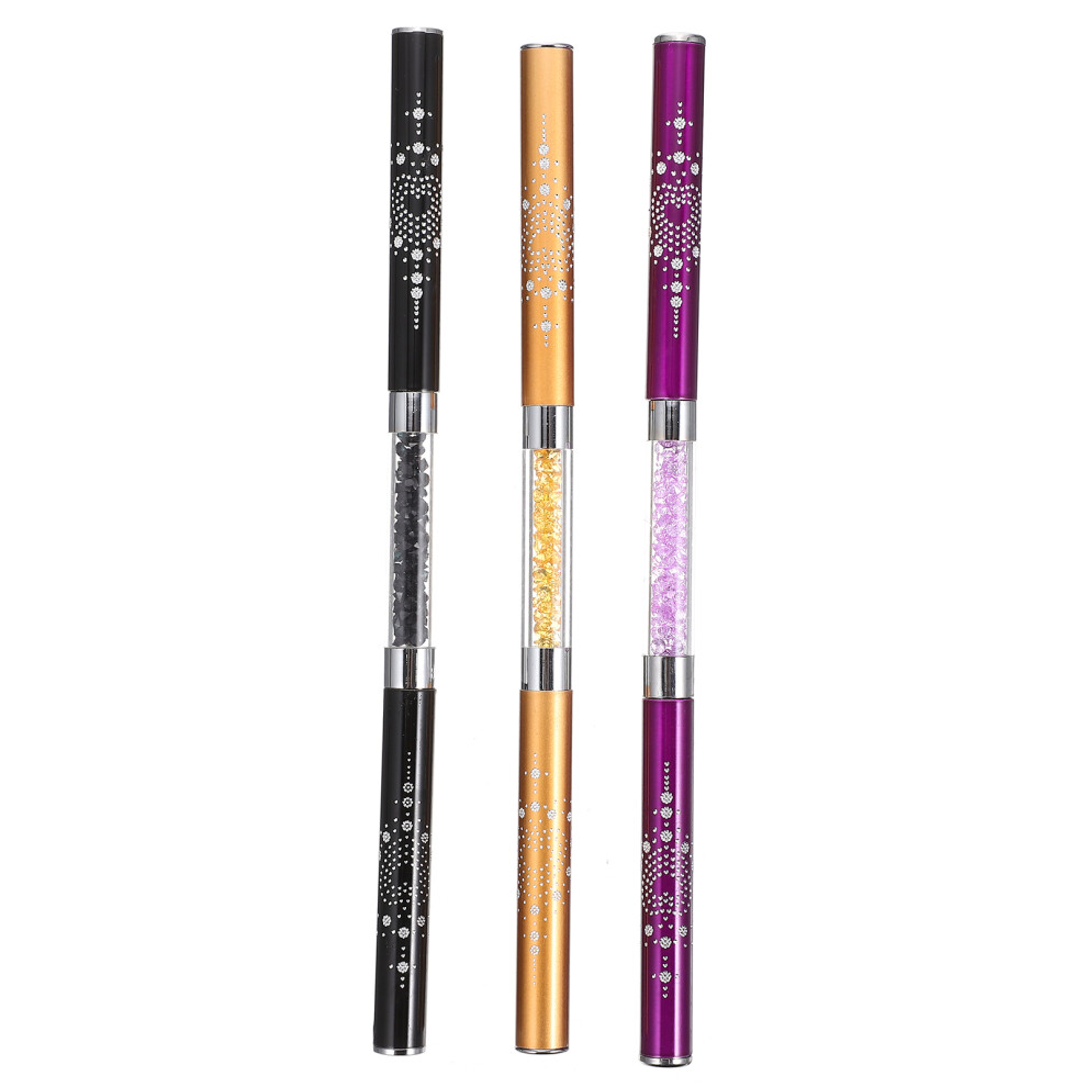 Solustre 6 Pcs Nail Art Pen Cosmetic Liner Plastic