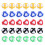 30Pièces Balls Nylon Jeu Fléchettes Pour 9