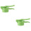 2 Pcs Manual Potato Presser Green Plastic Kitchen Gadget 6