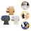 600 Sheets Packaging Cards For Hair Ropes And Clips Display 10