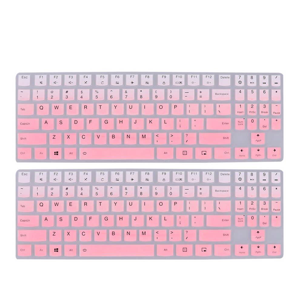 6 Pcs 15.6 Inches Silicone Keyboard Protector For Laptop R720 Pink 3603603427099