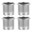 8 Pcs Iron Tea Light Candle Holders Metal Cups 1