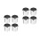 8 Pcs Iron Tea Light Candle Holders Metal Cups 4