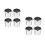 8 Pcs Iron Tea Light Candle Holders Metal Cups 9