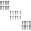 150 Pcs Cleaning Brush For Keyboard And Electronics Black Handle 8