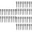 150 Pcs Cleaning Brush For Keyboard And Electronics Black Handle 5