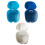 6 Pcs Plastic Retainer Case Portable Denture Boxes (Assorted Color) 9