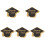 150 Pcs Graduation Cap Shape Greeting Paper 4