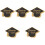 150 Pcs Graduation Cap Shape Greeting Paper 5
