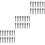 150 Pcs Cleaning Brush For Keyboard And Electronics Black Handle 4
