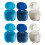 6 Pcs Plastic Retainer Case Portable Denture Boxes (Assorted Color) 5