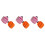 6 Pcs Mini Doll Backpack Cloth Bags Orange Pink 7
