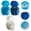 6 Pcs Plastic Retainer Case Portable Denture Boxes (Assorted Color) 10