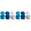 6 Pcs Plastic Retainer Case Portable Denture Boxes (Assorted Color) 2