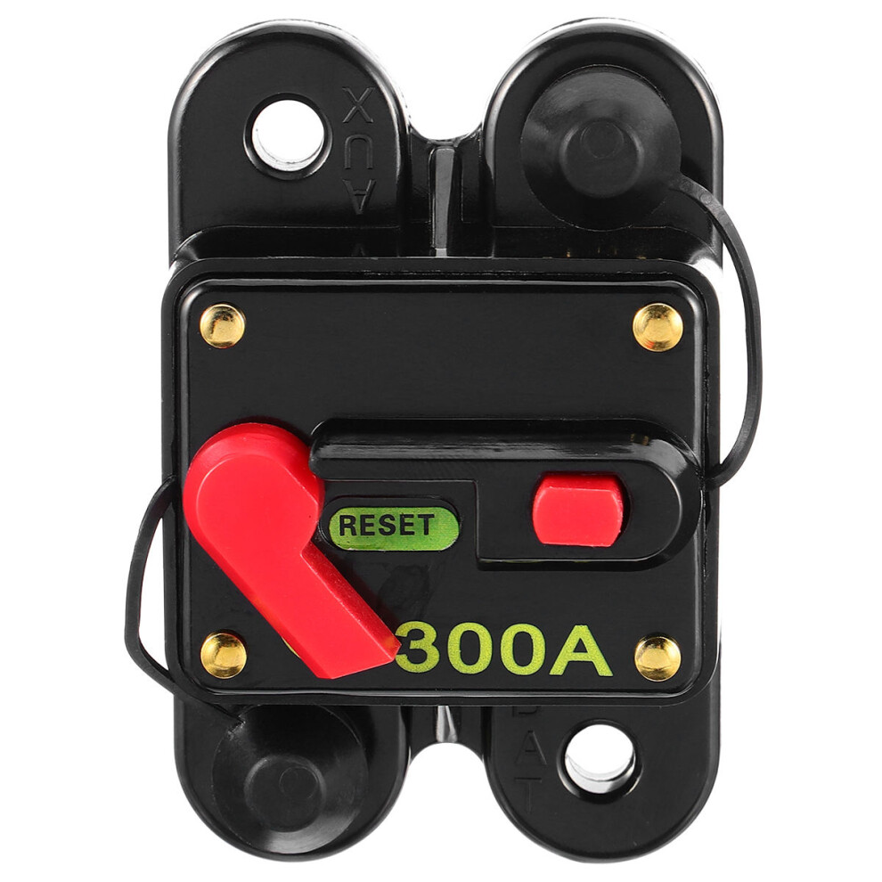 1Pc Compact Car Audio Resettable Self-Recovery Circuit Breaker Black 3603603426894