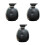 3Pcs Ceramic Pot Japanese Style Sake 10