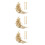 300 Pcs Pure Copper Decorative Nails 8