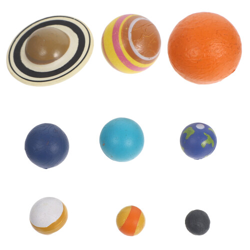 27 Pcs Simulated Universe Nine Planets Models For Kids Cognition