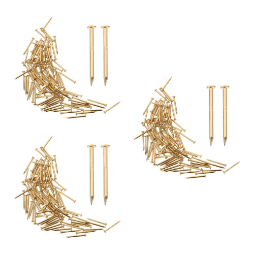 300 Pcs Pure Copper Decorative Nails 1