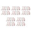 50 Pcs Halloween Face Stickers: Waterproof Realistic 5