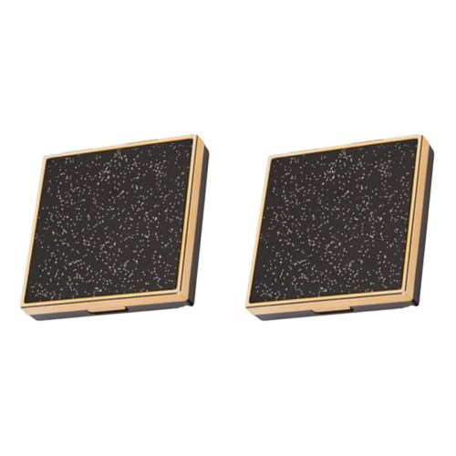 2 Pcs Empty Eyeshadow Dishes For Diy Palettes Subpackaging Black 1