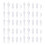 100Pcs White Miniature People Figures Lifelike Models for Train Layout 1
