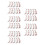 50 Pcs Halloween Face Stickers: Waterproof Realistic 3