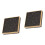 2 Pcs Empty Eyeshadow Dishes For Diy Palettes Subpackaging Black 4