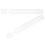 2Pcs Portable Clear Magnifying Drawing Ruler Tool Scale Straight 1