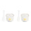 2Pcs Creative Ceramic Stew Pot With Lid Colored Printing Soup Cup 6