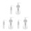 6 Pcs Powder Spray Bottle For Baking And Cake Decoration 7