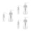 6 Pcs Powder Spray Bottle For Baking And Cake Decoration 6