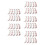 50 Pcs Halloween Face Stickers: Waterproof Realistic 8