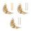 300 Pcs Pure Copper Decorative Nails 6