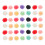 300 Pcs Resin Rose Beads Flatback Cabochons 18mm Assorted Colors 1